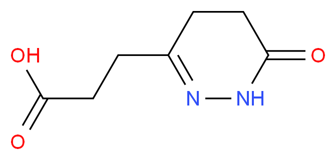 3-(6-Oxo-1,4,5,6-tetrahydro-pyridazin-3-yl)-propionic acid_Molecular_structure_CAS_)