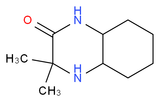 3,3-Dimethyloctahydroquinoxalin-2(1H)-one_Molecular_structure_CAS_)