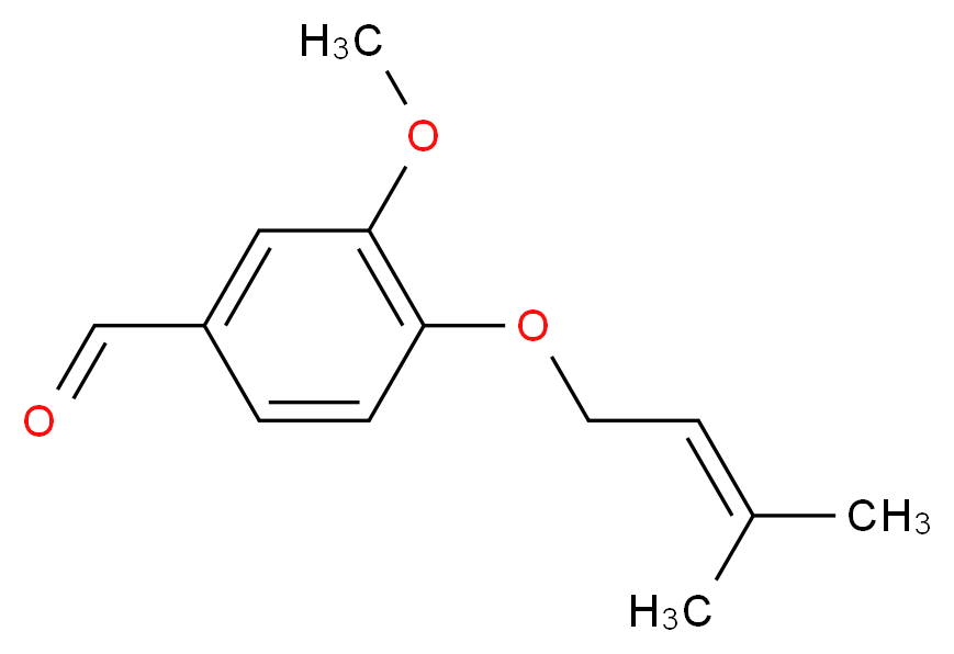3-methoxy-4-[(3-methyl-2-buten-1-yl)oxy]benzaldehyde_Molecular_structure_CAS_39953-41-8)