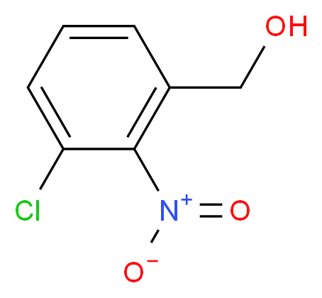 3-Chloro-2-nitrobenzyl alcohol_Molecular_structure_CAS_77158-86-2)