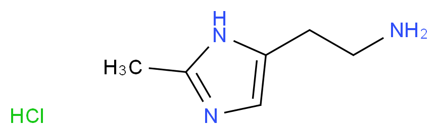 2-(2-Methyl-1H-imidazol-5-yl)ethanamine hydrochloride_Molecular_structure_CAS_857818-08-7)