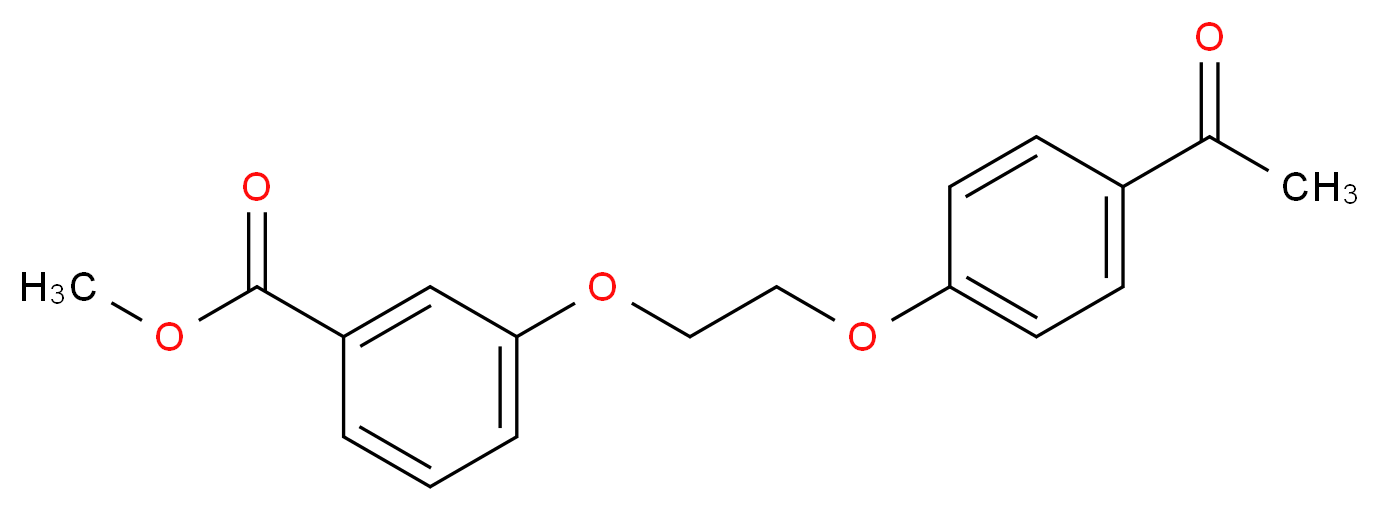 methyl 3-[2-(4-acetylphenoxy)ethoxy]benzenecarboxylate_Molecular_structure_CAS_937601-97-3)