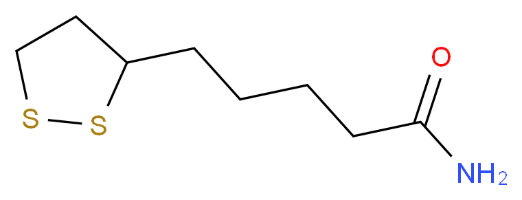 5-(1,2-Dithiolan-3-yl)pentanamide_Molecular_structure_CAS_940-69-2)
