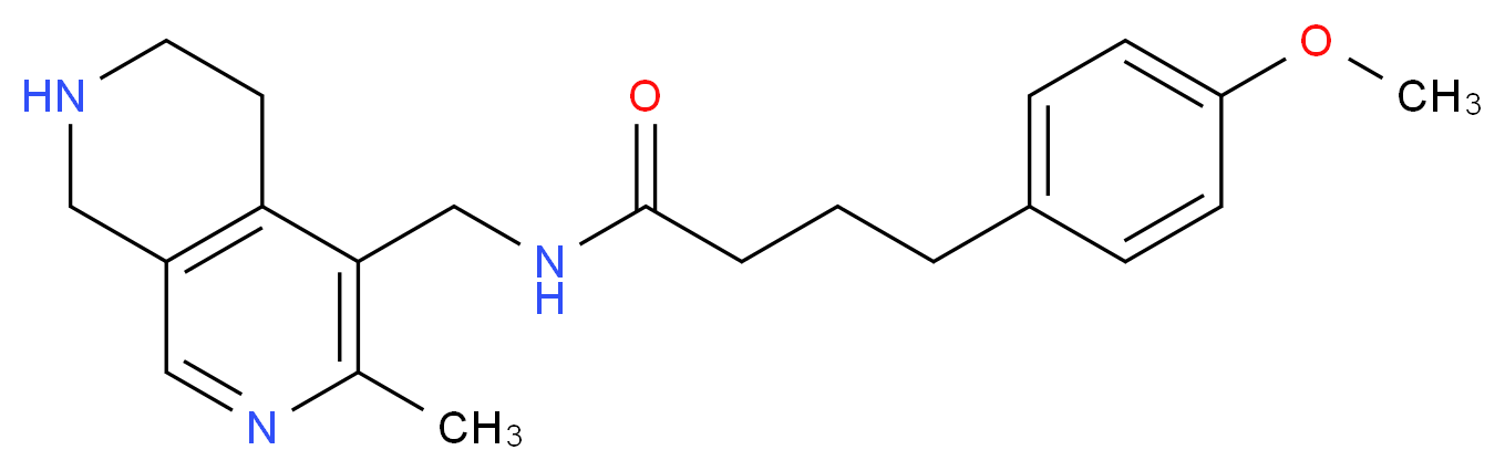 4-(4-methoxyphenyl)-N-[(3-methyl-5,6,7,8-tetrahydro-2,7-naphthyridin-4-yl)methyl]butanamide_Molecular_structure_CAS_)