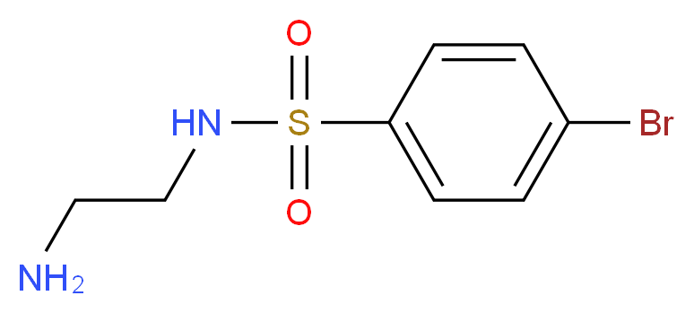 N-(2-Aminoethyl)-4-bromobenzenesulphonamide 96%_Molecular_structure_CAS_90002-56-5)