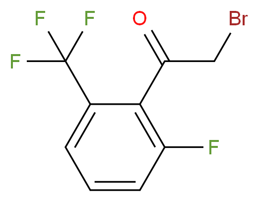 2-Fluoro-6-(trifluoromethyl)phenacyl bromide_Molecular_structure_CAS_)