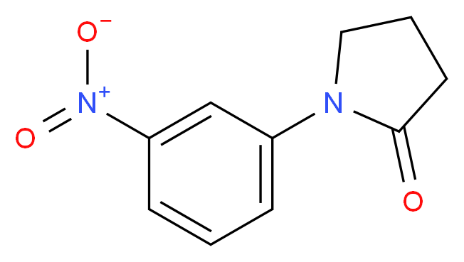 1-(3-nitrophenyl)pyrrolidin-2-one_Molecular_structure_CAS_)