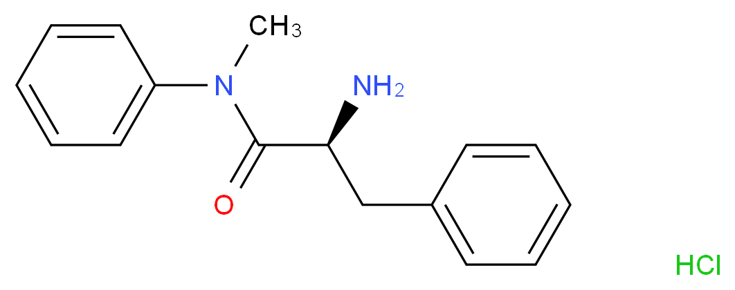 (2S)-2-amino-N-methyl-N,3-diphenylpropanamide hydrochloride_Molecular_structure_CAS_)