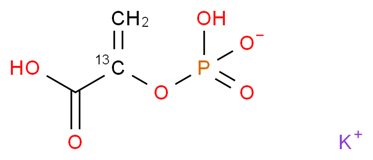 Phosphoenolpyruvic-2-13C acid potassium salt_Molecular_structure_CAS_)