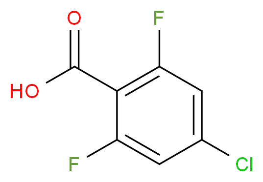 4-Chloro-2,6-difluorobenzoic acid_Molecular_structure_CAS_196194-58-8)