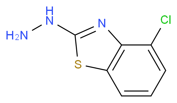 4-chloro-2-hydrazinylbenzo[d]thiazole_Molecular_structure_CAS_)