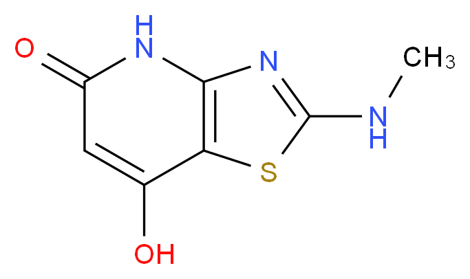 7-hydroxy-2-(methylamino)[1,3]thiazolo[4,5-b]pyridin-5(4H)-one_Molecular_structure_CAS_626226-54-8)