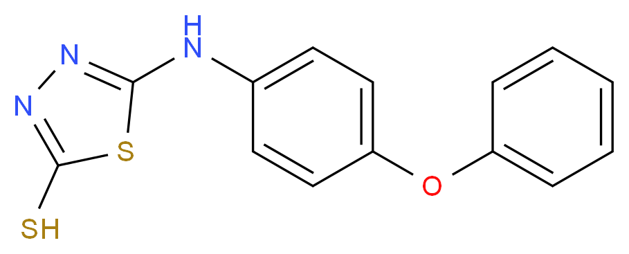 5-(4-Phenoxy-phenylamino)-[1,3,4]thiadiazole-2-thiol_Molecular_structure_CAS_)