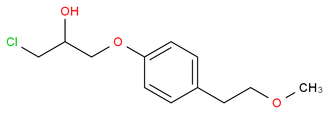 rac 1-Chloro-3-[4-(2-methoxyethyl)phenoxy]-2-propanol_Molecular_structure_CAS_56718-76-4)