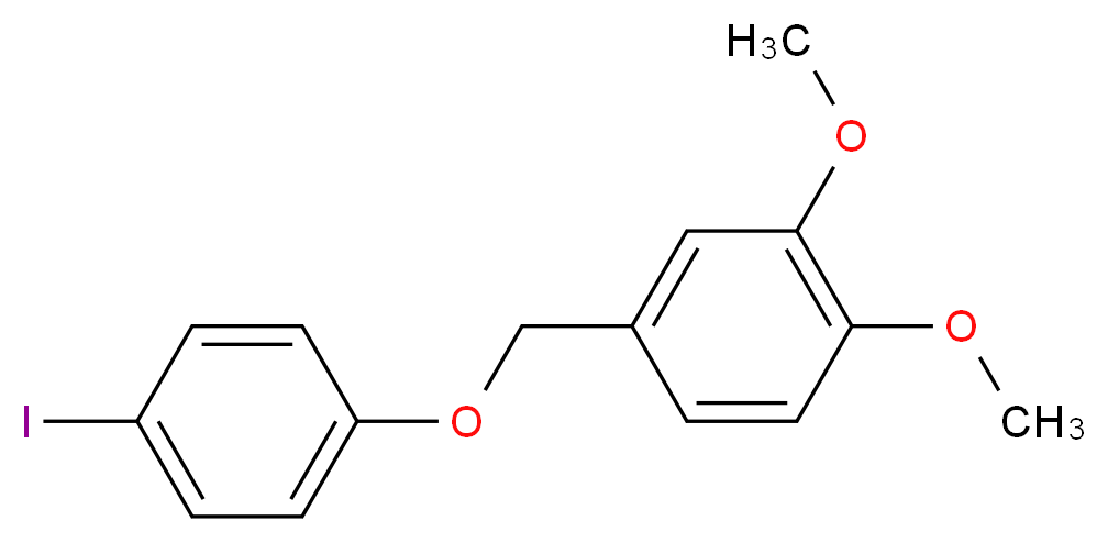 4-(4-iodophenoxymethyl)-1,2-dimethoxybenzene_Molecular_structure_CAS_)