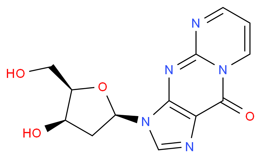 3-(2-Deoxy-β-D-erythro-pentofuranosyl)pyrimido[1,2-a]purin-10(3H)-one_Molecular_structure_CAS_87171-83-3)