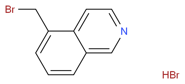 5-(Bromomethyl)isoquinoline hydrobromide_Molecular_structure_CAS_586373-76-4)