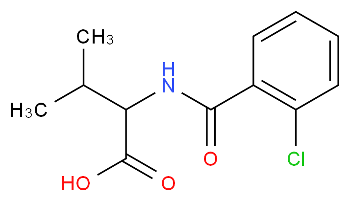 2-(2-Chloro-benzoylamino)-3-methyl-butyric acid_Molecular_structure_CAS_)