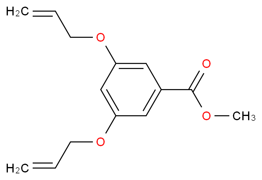 Methyl 3,5-bis(allyloxy)benzenecarboxylate_Molecular_structure_CAS_135710-38-2)