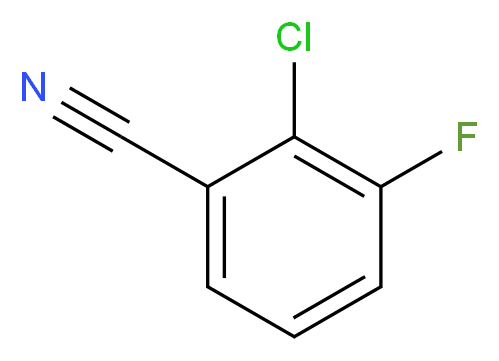 2-Chloro-3-fluorobenzonitrile_Molecular_structure_CAS_874781-08-5)