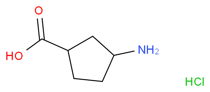 3-aminocyclopentane-1-carboxylic acid hydrochloride_Molecular_structure_CAS_)