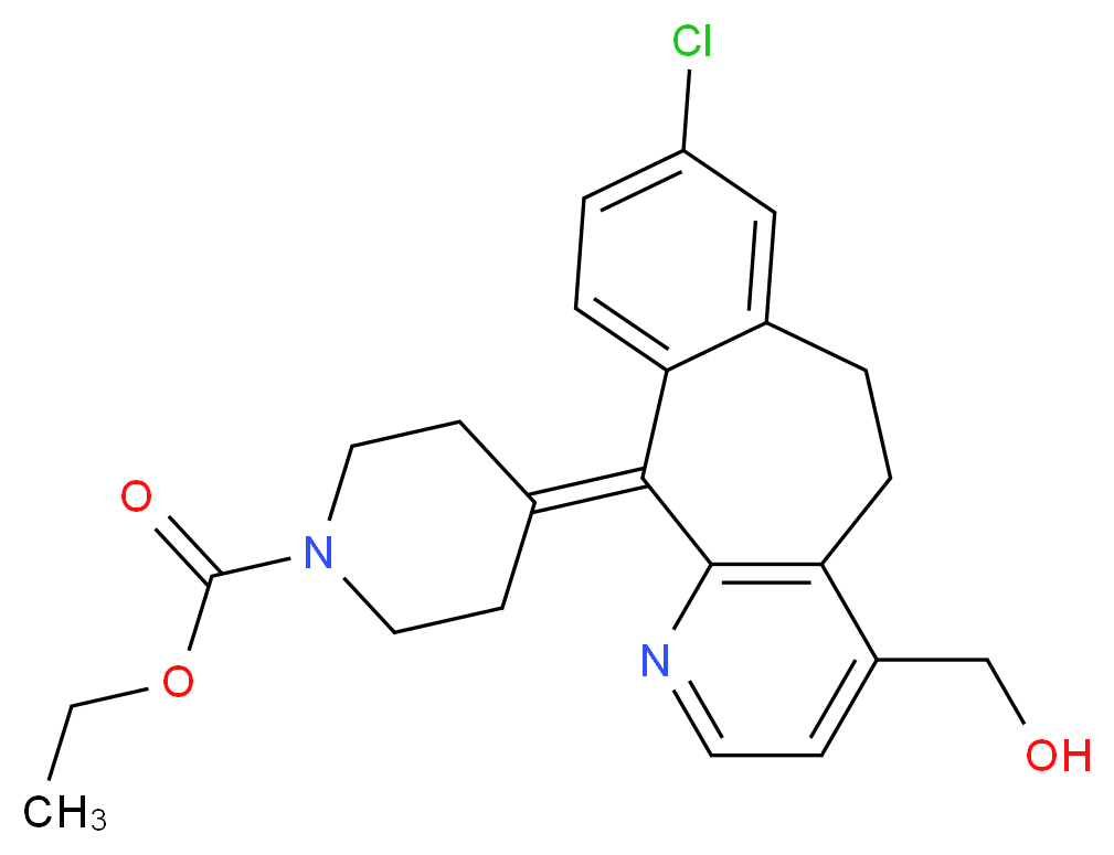 4-Hydroxymethyl Loratadine_Molecular_structure_CAS_609806-40-8)