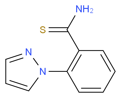 2-(1H-pyrazol-1-yl)benzene-1-carbothioamide_Molecular_structure_CAS_)