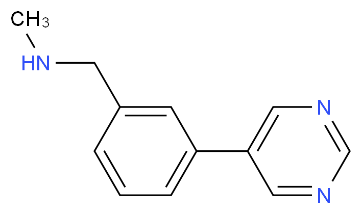 N-Methyl-3-(pyrimidin-5-yl)benzylamine 97%_Molecular_structure_CAS_852431-03-9)