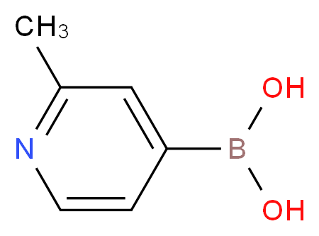 2-Methylpyridine-4-boronic acid_Molecular_structure_CAS_579476-63-4)