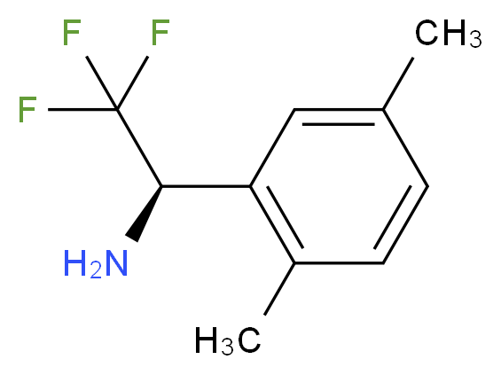 (1R)-1-(2,5-DIMETHYLPHENYL)-2,2,2-TRIFLUOROETHYLAMINE_Molecular_structure_CAS_)
