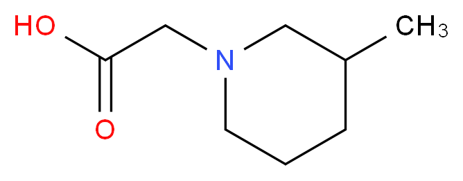 (3-Methyl-piperidin-1-yl)-acetic acid_Molecular_structure_CAS_883542-90-3)