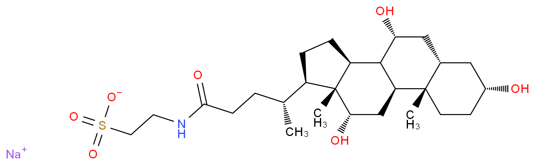 SODIUM TAUROCHOLATE, REAG_Molecular_structure_CAS_145-42-6)