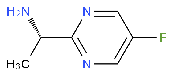 (1S)-1-(5-FLUOROPYRIMIDIN-2-YL)ETHANAMINE_Molecular_structure_CAS_905587-29-3)