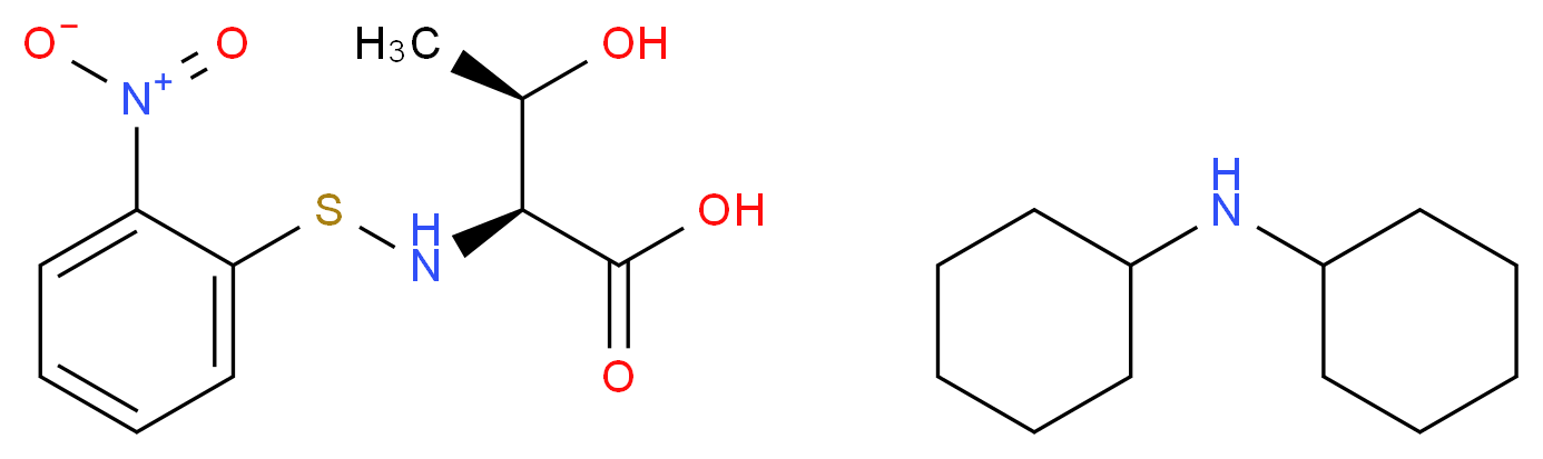 N-(2-Nitrophenylsulfenyl)-L-threonine (dicyclohexylammonium) salt_Molecular_structure_CAS_14921-33-6)