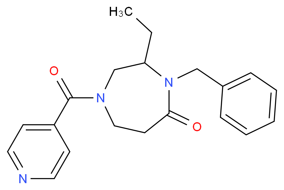 4-benzyl-3-ethyl-1-isonicotinoyl-1,4-diazepan-5-one_Molecular_structure_CAS_)