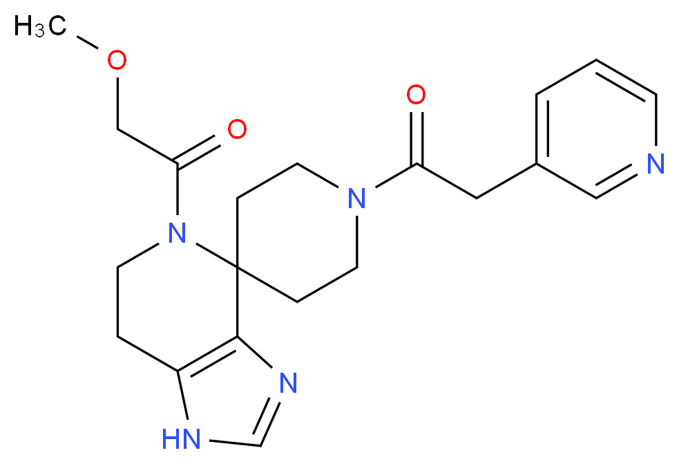 5-(methoxyacetyl)-1'-(pyridin-3-ylacetyl)-1,5,6,7-tetrahydrospiro[imidazo[4,5-c]pyridine-4,4'-piperidine]_Molecular_structure_CAS_)