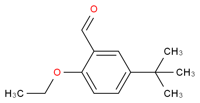 5-(tert-Butyl)-2-ethoxybenzaldehyde_Molecular_structure_CAS_)