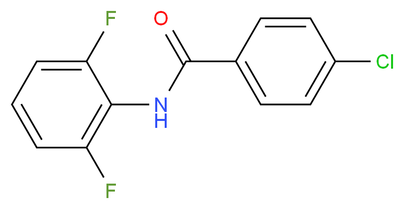 4-Chloro-N-(2,6-difluorophenyl)benzamide_Molecular_structure_CAS_640262-62-0)