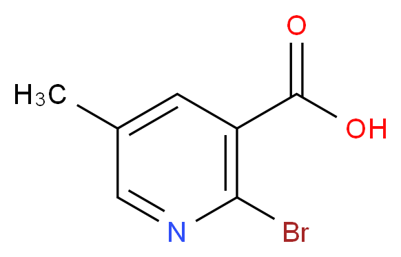 2-Bromo-5-methylnicotinic acid_Molecular_structure_CAS_65996-06-7)