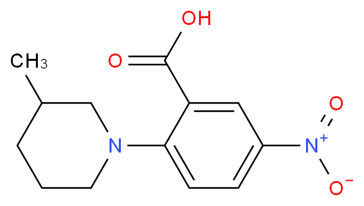 5-Nitro-2-(3-methylpiperidin-1-yl)benzoic acid_Molecular_structure_CAS_937601-72-4)