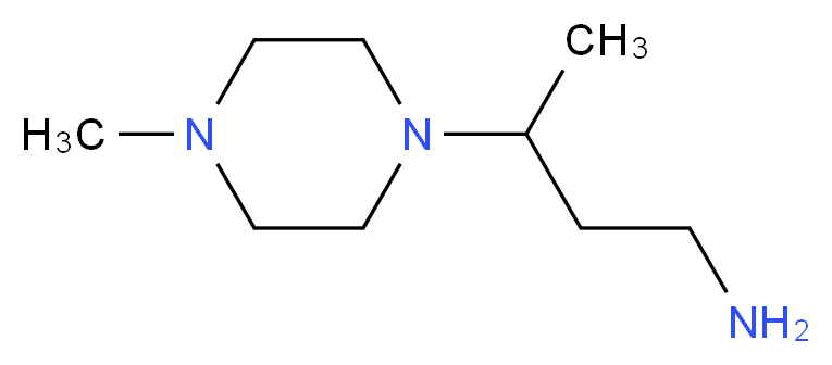 3-(4-methyl-1-piperazinyl)-1-butanamine_Molecular_structure_CAS_4553-30-4)