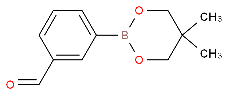 3-(5,5-DIMETHYL-1,3,2-DIOXABORINAN-2-YL)BENZALDEHYDE_Molecular_structure_CAS_)