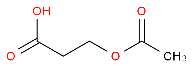 3-(acetyloxy)propanoic acid_Molecular_structure_CAS_)