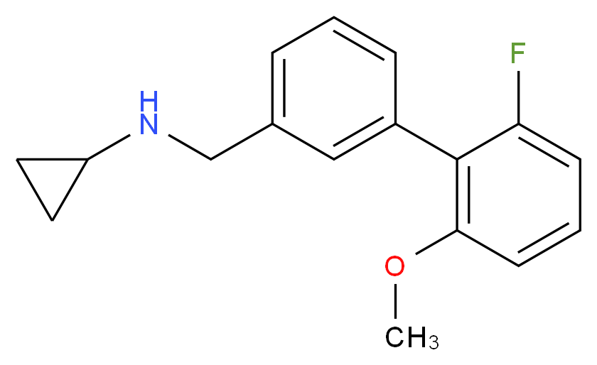 N-[(2'-fluoro-6'-methoxybiphenyl-3-yl)methyl]cyclopropanamine_Molecular_structure_CAS_)