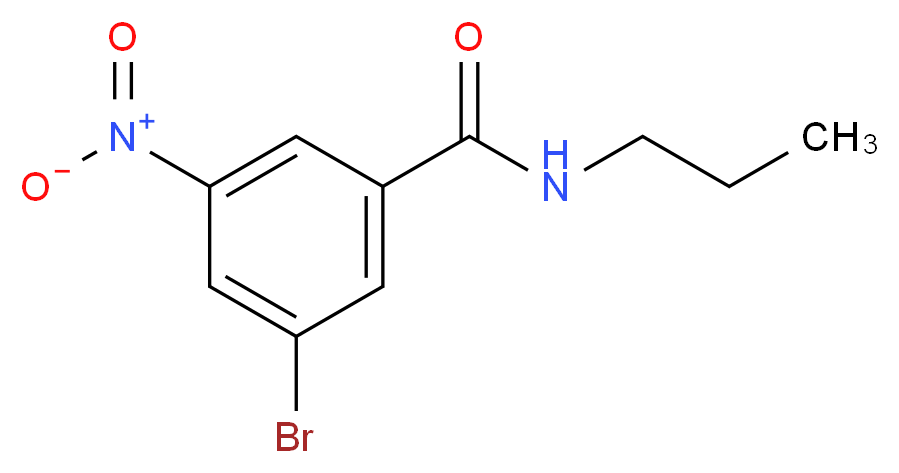 3-Bromo-5-nitro-N-propylbenzamide 98%_Molecular_structure_CAS_)