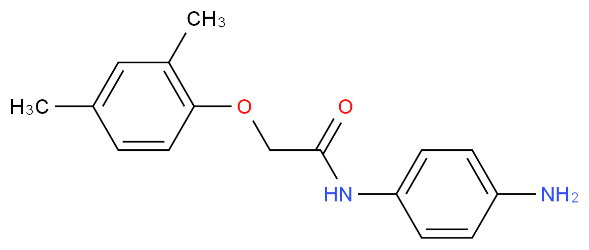N-(4-Aminophenyl)-2-(2,4-dimethylphenoxy)acetamide_Molecular_structure_CAS_)
