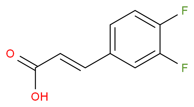 (E)-3-(3,4-Difluorophenyl)acrylic acid_Molecular_structure_CAS_112897-97-9)
