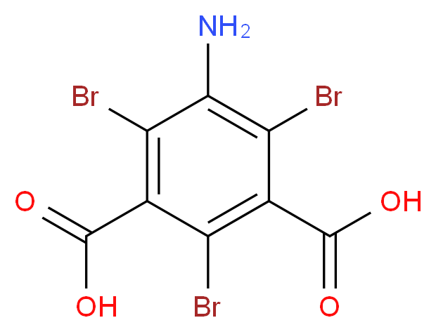 5-amino-2,4,6-tribromobenzene-1,3-dicarboxylic acid_Molecular_structure_CAS_)
