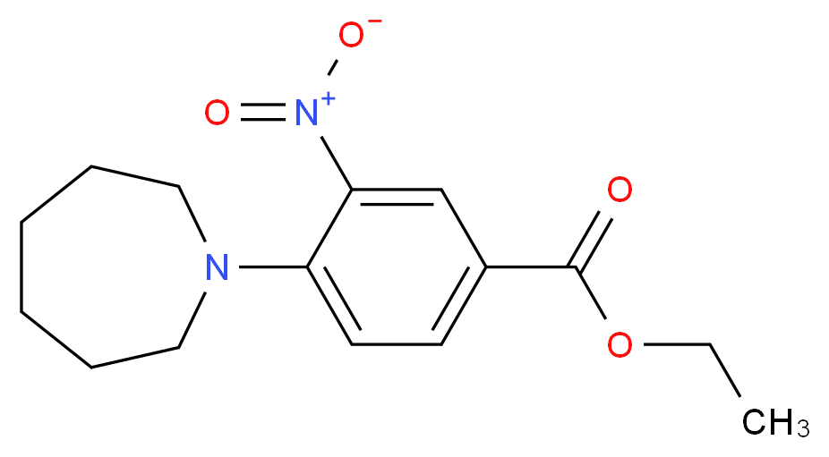 Ethyl 3-Nitro-4-(azepan-1-yl)benzoate_Molecular_structure_CAS_)