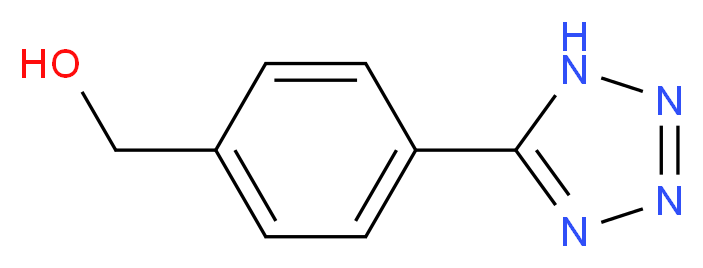 4-(1H-Tetrazol-5-yl)benzyl alcohol_Molecular_structure_CAS_501126-02-9)